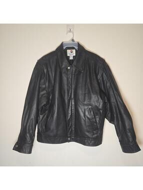 Vintage Pepsi Leather Bomber Jacket Nothing Else Is A Pepsi Promo Men  Size M